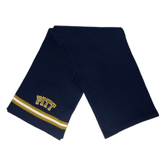 Top of the World Pitt Panthers Winter Scarf Blue Gold Fanwear NCAA - Picture 1 of 5